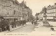 CPA FRANCE 52 "Langres, rue et Place Diderot