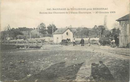 / CPA FRANCE 24 "Barrage de Tuillières près Bergerac"