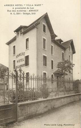 CPA FRANCE 74 "Annecy, Annexe Hotel Villa Mary, rue des Archives"