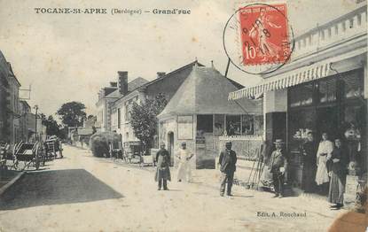 / CPA FRANCE 24 "Tocane Saint Apre, Grand'rue"