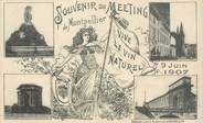 34 Herault CPA FRANCE 34 "Montpellier, souvenir du meeting 1907"