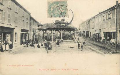 / CPA FRANCE 38 "Roybon, place de l'Orient"