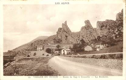 CPA FRANCE 05 "Vallée du Buech, Rte de Gap à Grenoble, la Rochette"