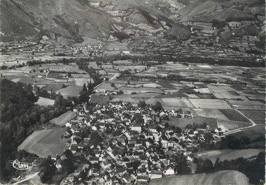 / CPSM FRANCE 64 "Accous, vue générale aérienne"