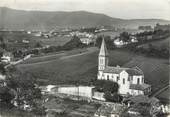 64 PyrÉnÉe Atlantique / CPSM FRANCE 64 "Béhobie, église de Béhobie, vue sur Hendaye"