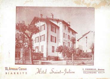 / CPSM FRANCE 64 "Biarritz, hôtel Saint Julien"