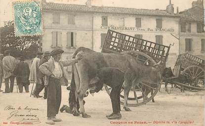 CPA FRANCE   16 "Angoulême,  croquis de  Foire  "