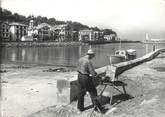 64 PyrÉnÉe Atlantique / CPSM FRANCE 64 "Ciboure, peintre saisissant un aspect du port"