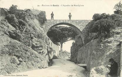 CPA FRANCE 20 "Corse, Env. de Bastia, l'Aqueduc de Montepiano"