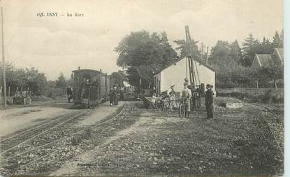  CPA FRANCE 14 "Ussy, la gare" / TRAIN