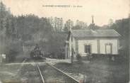 14 Calvado  CPA FRANCE 14 "Saint André d'Hébertot, la gare" / TRAIN