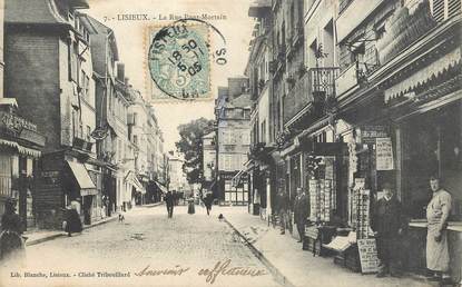  CPA FRANCE 14 "Lisieux, la rue Pont Mortain"