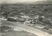 / CPSM FRANCE 64 "Hendaye, vue aérienne partielle sur la plage et les montagnes"