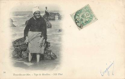 CPA FRANCE 14 "Trouville sur Mer, type de moulière"