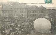 12 Aveyron  CPA FRANCE 12 "Decazeville, place Decaze, le ballon"