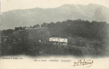 CPA FRANCE 20 "Corse, Orezza, Granajola"