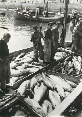 / CPSM FRANCE 64 "Saint Jean de Luz, la pêche au thon"