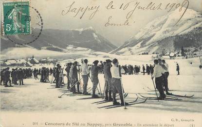 / CPA FRANCE 38 "Le Sappey, concours de ski au Sappey"