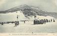 / CPA FRANCE 38 "Le Sappey, concours de ski, skieurs sur la piste"