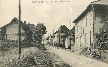 / CPA FRANCE 38 "Saint Albin, la poste, route de Saint Bueil"