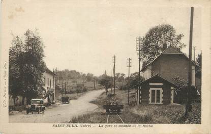 / CPA FRANCE 38 "Saint Bueil, la gare"