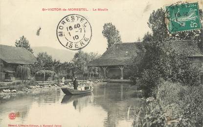 / CPA FRANCE 38 "Saint Victor de Morestel, le moulin"