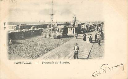 CPA FRANCE 14 "Trouville sur Mer, Promenade des Planches"