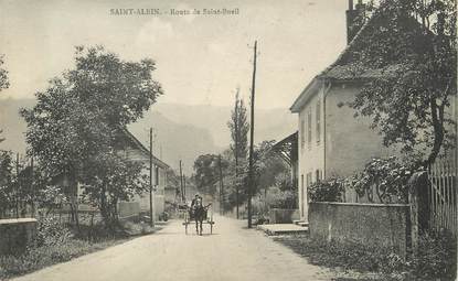 / CPA FRANCE 38 "Saint Albin, route de Saint Bueil"