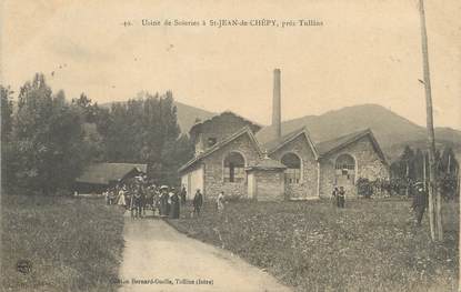 / CPA FRANCE 38 "Saint Jean de Chépy, usine de Soieries "