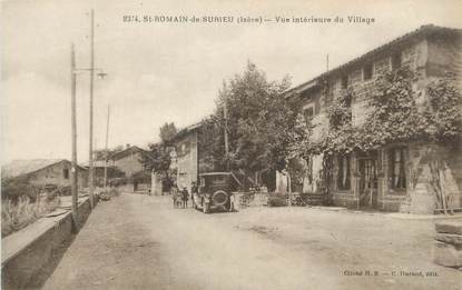 / CPA FRANCE 38 "Saint Romain de Surieu, vue intérieure du village"