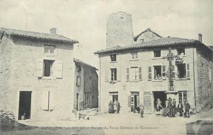 / CPA FRANCE 38 "Saint Alban de Roche, ruines du vieux château de Grammont"