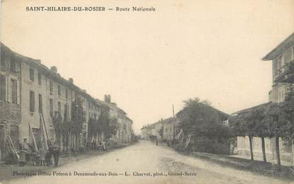 / CPA FRANCE 38 "Saint Alban du Rosier, route nationale"