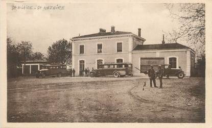 / CPA FRANCE 38 "Saint Hilaire, Saint Nazaire, la gare"