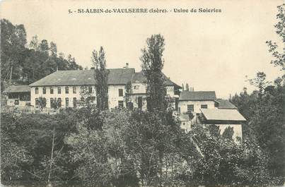 / CPA FRANCE 38 "Saint Albin de Vaulserre, usine de soieries"