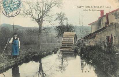 / CPA FRANCE 38 "Saint Jean de Bournay, usine du Battoire"