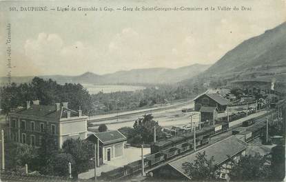 / CPA FRANCE 38 "Gare de Saint Georges de Commiers et la vallée du Drac"