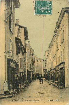 / CPA FRANCE 38 "Saint Marcellin, rue de Beauvoir"