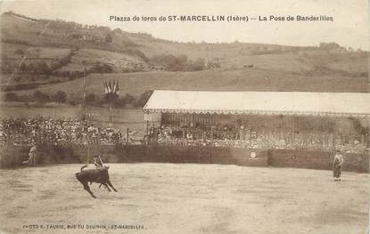 / CPA FRANCE 38 "Saint Marcellin, Plazza de Toros"