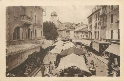 / CPA FRANCE 38 "Saint Marcellin, place du marché"