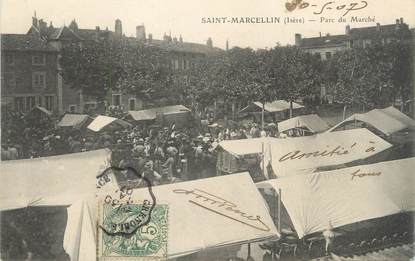 / CPA FRANCE 38 "Saint Marcellin, parc du marché"