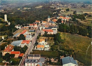 / CPSM FRANCE 64 "Thèze, vue aérienne, le bourg"