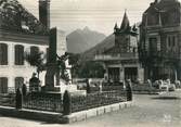 65 Haute PyrÉnÉe / CPSM FRANCE 65 "Argelès, square de la mairie et tour Mendagne"