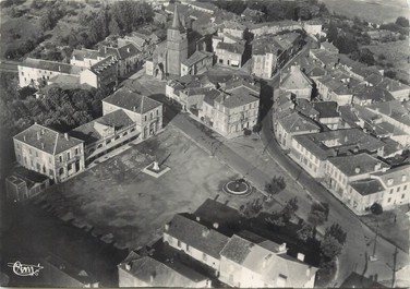 / CPSM FRANCE 65 "Castelnau Magnoac, vue générale aérienne "