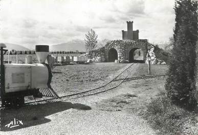 / CPSM FRANCE 65 "Hôpital psychiatrique de Lannemezan, le petit train"