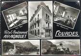 65 Haute PyrÉnÉe / CPSM FRANCE 65 "Lourdes, hôtel restaurant Aragnolet"