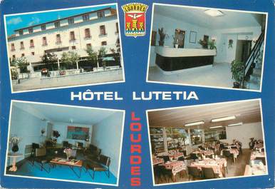 / CPSM FRANCE 65 "Lourdes, hôtel Lutetia"