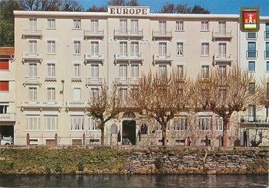 / CPSM FRANCE 65 "Lourdes, Hôtel de l'Europe"