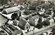 58 Nievre CPSM FRANCE 58 "Dornes, vue aérienne sur les Ecoles, l'Eglise et le Marché"