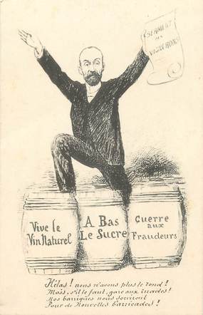 CPA FRANCE 34 "Leader syndical des vignerons du Languedoc lors des émeutes de 1907"