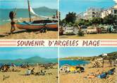 66 PyrÉnÉe Orientale / CPSM FRANCE 66 "Souvenir d'Argelès plage"